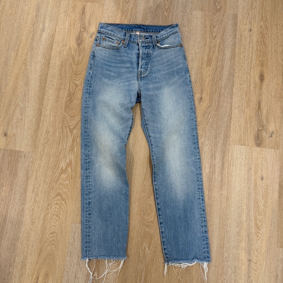 Levi's Wedgie Straight Jean - Rough Tide - Picture 2 of 6